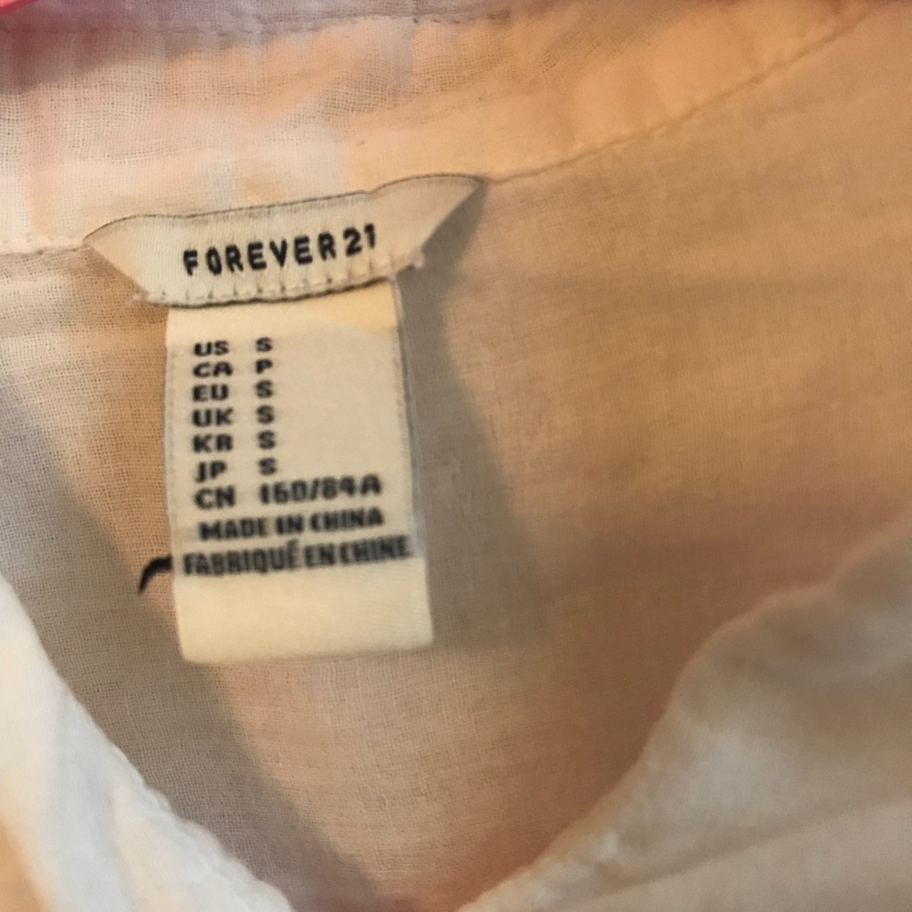 Cropped collared top - Picture 4 of 4